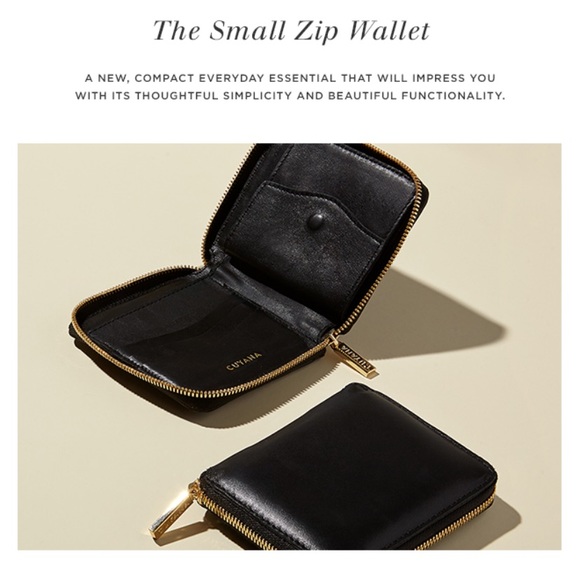 Cuyana Handbags - Cuyana Small Zip Wallet